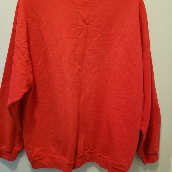 Red Crewneck Sweatshirt Happy Christmakuh Holiday Christmas Hanukah Adult XXL - Picture 4 of 6
